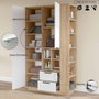 Hanah Home Armario Multiusos Natural y Blanco